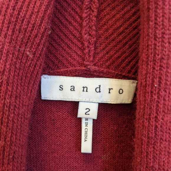 Sandro cashmere angora cardigan - Picture 7 of 7